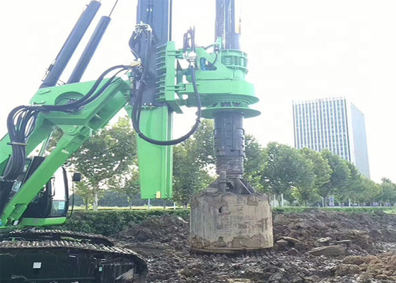 angle de forage de 90° de plate-forme d'empilage de base utilisée par diesel de la force de la foule 50kN