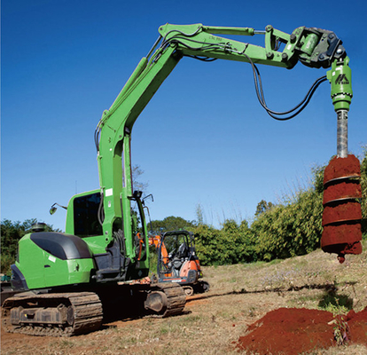 les attachements hydrauliques de foreuse de terre 240Bar pour des excavatrices forent