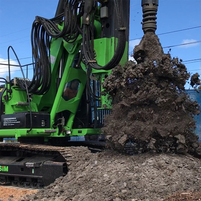 pile hydraulique de vis de Rig Small Bore Multifunctional Excavator du perçage 80kNM rotatoire
