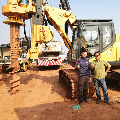 Bélier hydraulique de Rig Soil Boring Machine Small de perçage de vis de rendement élevé