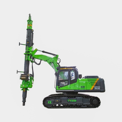 Équipement à pile rotative de 10 m de haute puissance 7 - 30 tours par minute Profondeur maximale de forage pour la construction