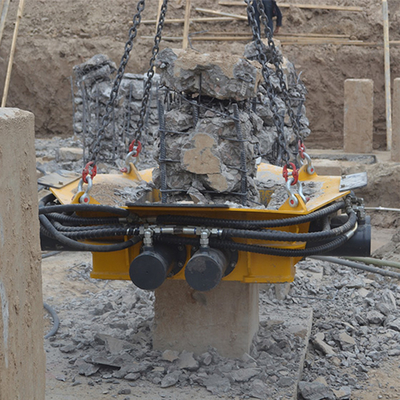 Machine de rupture de piles de pointe AP500S Coupeur de béton hydraulique Carré 280kN Pour la construction