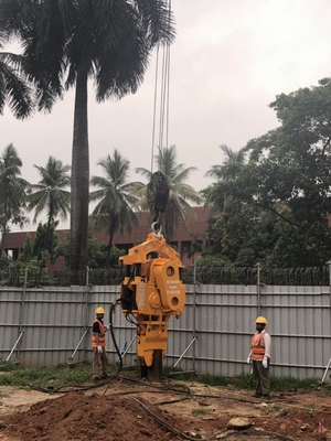 Marteau à pile électrique Vibro de 60 kW à faible entretien pour pile de feuilles