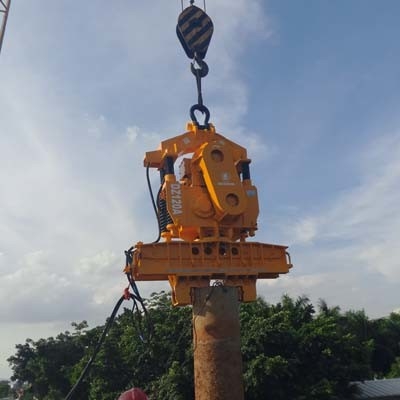 Équipement de conduite de pile à haute puissance Marteau de pile 120Kw Marteau électrique Vibro pour pile en acier