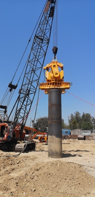 Vibrateur de pile de béton pilote pile marteau grue suspendue Vibro marteau électrique
