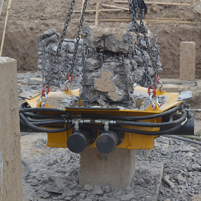 Machines de forage accessoires équipement de pelle hydraulique coupe-piles machine à casser les piles