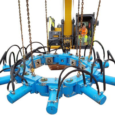 Jusqu'à 2500 mm Détructeur de pile de béton Détructeur de tête de pile Détructeur hydraulique Détructeur de pile pour grue