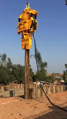 Vibro Hammer APZ60A Crane Type électrique à pile vibrante Hammer pour pile de feuille, pile conducteur de marteau