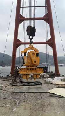 Nouveau type de grue à vendre à chaud Monté Vibro marteau électrique pour le travail de pilonnage
