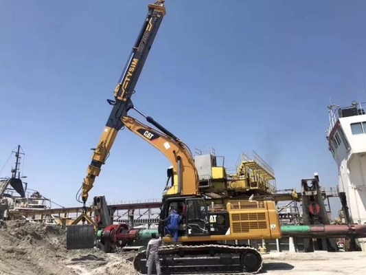 Excavateur à coquille à télescope parfait pour les opérations de manutention de matériaux lourds