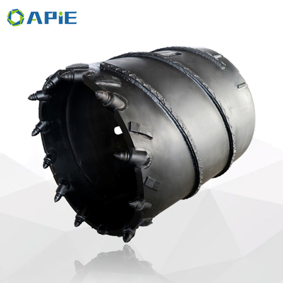 Baril de noyau de forage de 600 mm à 1200 mm à 1500 mm avec dents de balle pour machines de forage rotatives