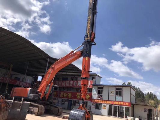Longueur totale de transport de 12390 mm, bras télescopique à benne preneuse pour excavation intensive jusqu'à une profondeur de fouille maximale de 27180 mm