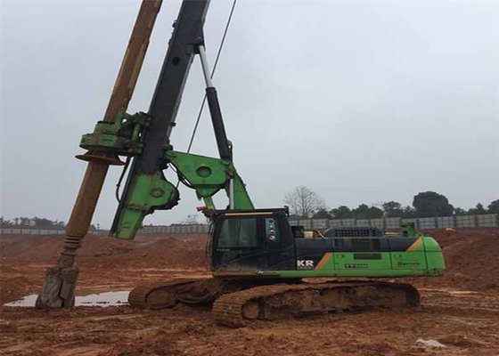 Chenille de sol de CAT Chassis 60m/Min Hydraulic Piling Rig Machine forant Rig In Foundation