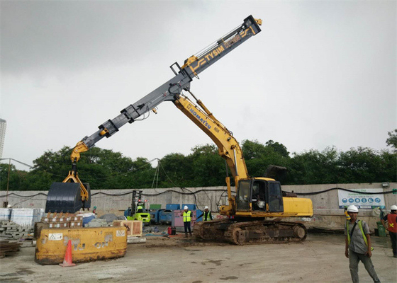 excavatrice télescopique Booms de portée du bras 520Kg de bloc supérieur de 5845mm longue