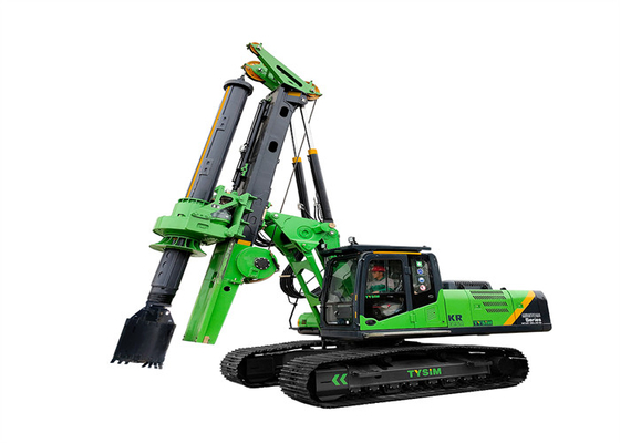 perceuse hydraulique Rig Mechanical de 2.8Km/H 3.8L 125KN/M Rotary Drilling Rig