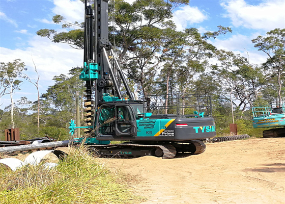 Construction de la machine multifonctionnelle de calage de Rig Excavator Small Hydraulic Pile du perçage 140KN