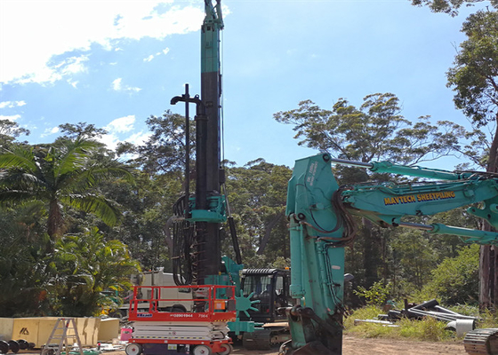 machine multifonctionnelle hydraulique de Rig Ground Screw Pile Driver de perçage de 80kNm CFA