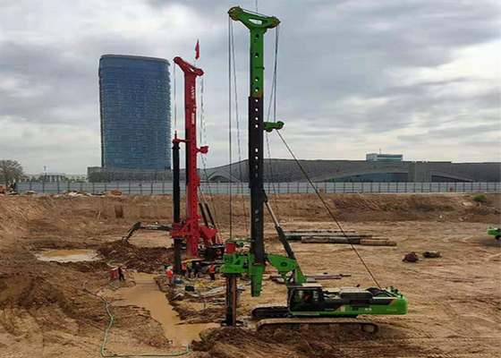 perçage multifonctionnel Rig Crawler Crane Bore Pile de travaux de construction de 15m