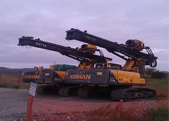 Perçage multifonctionnel Rig Hydraulic Crawler Drill Machine de profondeur de la base 2.8km/H 37m