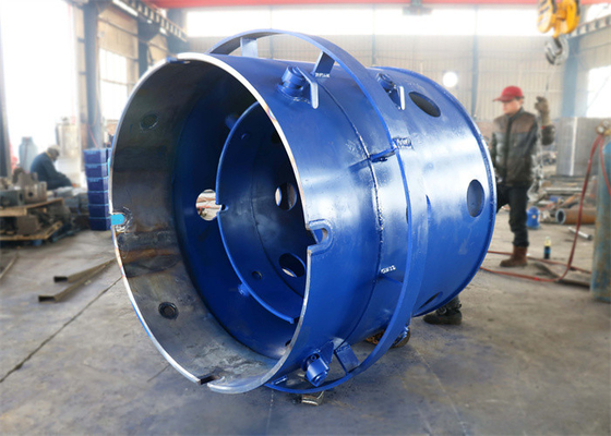 Attachement enfermant hydraulique de forage de pile ennuyé par oscillateur de double mur